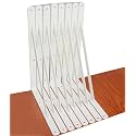 8 Pack L14 x H 10" White Heavy Duty Shelf Brackets with Screws Metal Shelf Brackets Shelf Support Angle Brackets for Shelves L Brackets Heavy Duty Floating Shelf