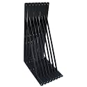 8 Pack L20 x H 12" Black Heavy Duty Shelf Brackets with Screws Metal Shelf Brackets Shelf Support Angle Brackets for Shelves L Brackets Heavy Duty Floating Shelf