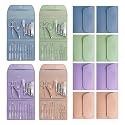 8 Pack Manicure Set Bulk 16-in-1 Nail Clippers Kit Fingernail Clippers Set