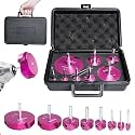 8 Pack PVC Pipe Reamer Kit, Fitting Saver Drill Tool Set