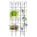 8 Pack Trellis for Climbing Plants Indoor, Expandable Heavy-Duty Metal Trellis for Potted Plants Outdoor, Flowers Vine Ivy, Sturdy Houseplant Pothos Plant Climber Support