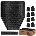 8 Pack Uniral Mats,17.5x21in Professional Bathroom Urinal Mat for Floor