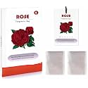 Aryiten 8 Packs Large Rose Scented Sachets for Closet Deodorizer Drawers, Hanging Long Lasting Potpourri Bags Home Fragrance Air Freshener