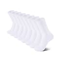 8 Pairs Kids Socks for Boys Girls Crew Dress Athletic School Cotton Socks
