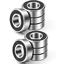 8 Pcs 1/2" Bearing Carbon Steel ID 1/2" x OD 1-1/8" Ball Bearing