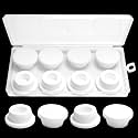 8 Pcs 24.5 mm/0 .97 in Silicone Rubber Plug for Round Holes