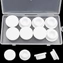8 Pcs 26 mm/1 in Silicone Rubber Plug for 25 mm Round Holes
