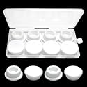 8 Pcs 28 mm/1 in Silicone Rubber Plug for 27 mm Round Holes