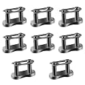 8 Pcs #35 Chain Master Link, Bike Chain Link Connector, Master Links for 35 Chain, #35 Roller Chain Connecting Links, Master Link Connector for Bike Mini Bike Bicycle Karting Pit ATV Scooter