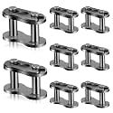 8 Pcs 420 Chain Master Roller Connector Links Chain Master Link Motorcycle Pocket Bike Chain Cross Master Link Connector Replacement Dirt Bike Motorcycle Parts Mini Bike Go Kart Parts