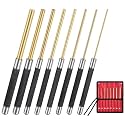 8 Pcs Brass Punch Set, 8'' Long, 8 Size, with Pouch