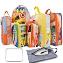 8 Pcs Compression Packing Cubes Travel for Suitcases
