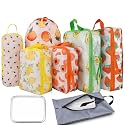 8 Pcs Compression Packing Cubes Travel for Suitcases, Waterproof Luggage Organizer Washable Storage Bags Set for Backpack Travel- Packaging Cubes for Carry-Ons and Storage
