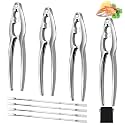 8 Pcs Crab Crackers and Tools Set, Crab Leg Cracker Tools for Seafood Nut