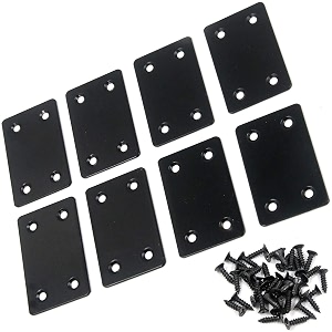 8 Pcs Flat Straight Corner Brace Plate