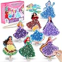 8 PCS Mess-Free Magical Princess Poke Art Craft Kit for Kids Ages 4-8