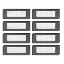 8 Pcs N10 Hepa Filter Compatible with Ecovacs Debot OZMO 920 930 950 T5 T8 T8 Aivi T8 MAX T9 T9+ N7 N8 N8+ N8 Pro+ N10 Plus yeedi vac, vac max, vac Station, vac 2 pro, vac 2, Vacuums Cleaner