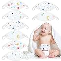 Zhanmai 8 Pcs Newborn Infant Belly Wrap Umbilical Cord Cover Band, Cute