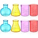 8 Pcs Science Measuring Flask Set for Kids