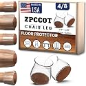 8 Pcs Silicone Chair Leg Floor Protectors