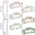 8 Pcs Watercolor Claw Clips Bulk for Women 5'' Floral