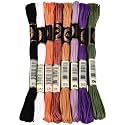 8 Skeins 70 Yards Halloween Embroidery Thread for Knitting Crafts