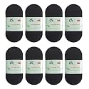 8 Skeins Crochet Knitting Yarn 70% Rayon derived from Bamboo, 30% Cotton Superfine Fingering Weight Sunny Cat Cotonnio Imported (Dark Black)