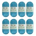 8 Skeins Rayon derived from Bamboo by Sunny Cat Imported (Blue Agate)