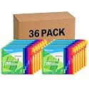 8-Tab Binder Dividers - Index Pockets Divider for 3 Ring Binders, 3-Hole Plastics Sheets Protectors for US Letter Size in 0.5'', 1'', 2'', 3 inch Binders, 8 Colors (XY004) (36 Packs)