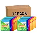 8-Tab Binder Dividers - Index Pockets Divider for 3 Ring Binders, 3-Hole Plastics Sheets Protectors for US Letter Size in 0.5'', 1'', 2'', 3 inch Binders, 8 Colors (XY004) (72 Packs)