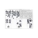 8 Values Total 95 Pieces 16V SMD Electrolytic Capacitor Kit 10uF 22uF 47uF 100uF 220uF 330uF 470uF 1000uF