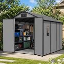 8 x 10 FT Outdoor Shed with