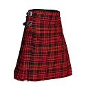 8 Yard Mens Kilt – Authentic Tartan Kilt for Men Highland Outfit for Weddings &amp; Traditional Scottish Wear