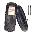 80/65-6 Scooter Tire Off-Road, 10 Inch Replacement Thickened Pneumatic Tyres 80/65-6 for Electric Scooter E-Bike Tires Inner Tubes for Motorcycle (City Road)