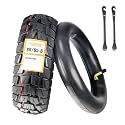 80/65-6 Scooter Tire Off-Road, 10 Inch Replacement Thickened Pneumatic Tyres 80/65-6 for Electric Scooter E-Bike Tires Inner Tubes for Motorcycle (Off Road)