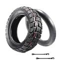 80/65-6 scooter tire off Road，10in Tires Inner Tubes Replacement Thickened Pneumatic Tyres 255x80 10x3.0 Compatible with Electric Scooter Nanrobot D4/D6+ 2.0