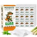 80 Count Mosquito Defense Wipes, Individually Wrapped Outdoor Bug Wipes, Fresh and Non-Greasy, Natural Citronella Insect Towelettes, Travel Size Packets for Patio, Hiking and Camping