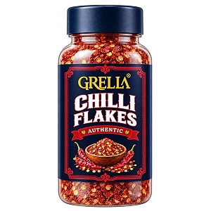 80 g chilli flakes  crushed red chilli seasoning for pizza pasta garlic bread amp noodles  spicy topping for sandwiches fries momos amp makhana  red pepper flakes for sauces marinades amp everyday cooking  jar