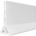 80-Inch Shower Splash Guard, 3.8-Inch Shower Threshold Water Dam