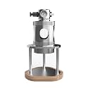 80 Ml Pneumatic Espresso Machine,Manual Air Pressure Espresso Maker, 16Bar Fast Extraction, With Pressure Gauge &amp; Wooden Base, For Home (58mm)
