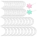 80 PCS Curved Needles, 4 Sizes Curved Sewing Needles Upholstery Weaving Needles C-Shaped Leather Needles for Leather Projects Carpet or Canvas Wig Making