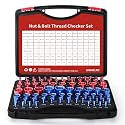 80 PCS Detachable Thread Checker, Double Etched, 40 Inch & 40 Metric Thread Gauge