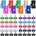 Perkoop 80 Pcs Dog Poop Bag Dispenser with Dog Waste Bags, Bone Shape