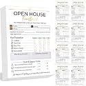 80 Sheets Open House Forms, Real Estate Agent Sign in Sheets
