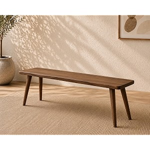 80cm long wooden bench sitting for hallway living room or garden  modern minimalist design 100  30  45 cm