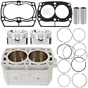 80mm Cylinder Piston Gasket Top End Rebuild Kit Set Replacement for Polaris Ranger Crew XP 800 RZR 800 Sportsman 800