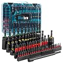 80PCS Magnetic Impac Nut Driver Set, Metric & SAE Socket Set, Storage Box