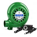 80W 5800RPM 1.5 A Electric Air Blower Fan with Stand & Speed Controller for BBQ & Coal Forge, Heavy Duty Metal Fire Blower, Indian Plug 220-240V AC for Blacksmith Furnace, Tandoor & Camping