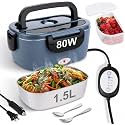 Electric Lunch Box, 80W Heated Lunch Box with Timer