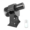 80W LED Logo GOBO Projector Ip67 Waterproof DJ Effect Light Including Free Custom Glass GOBO to Project Image for Hotel Company Store Wedding Advertising Indoor and Outdoor Use (80W)